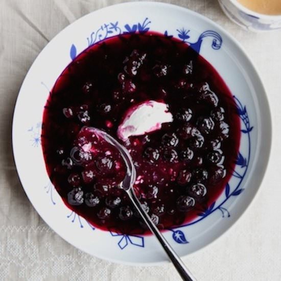 Blueberry Soup