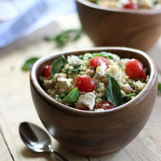 Mediterranean Bulgur Bowl