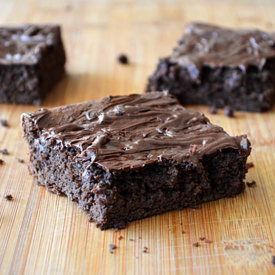 Black Bean Chocolate Chip Brownies