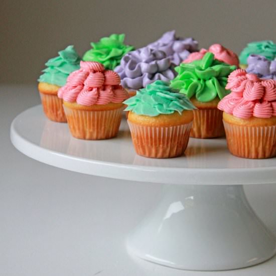 Spring Flower Cupcake