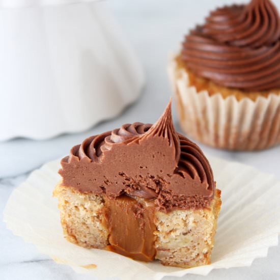 Banana Dulce de Leche Cupcakes