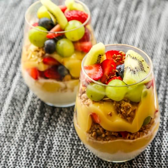 Lemon Curd & Granola Parfait