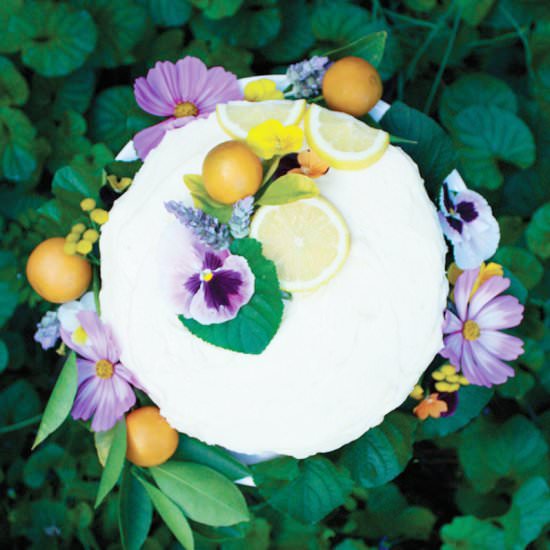 Lavender, Honey & Lemon Cake