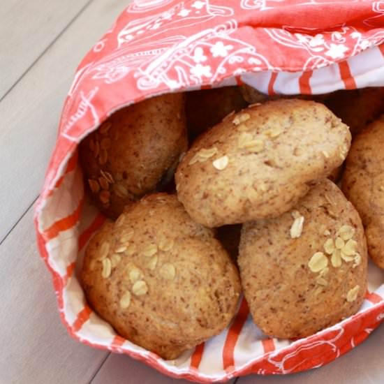 Wheat Oat Flax Buns