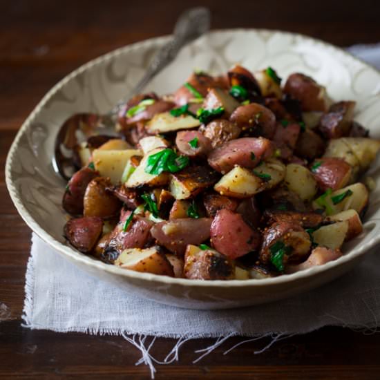 Grilled Potato Salad with Ramps