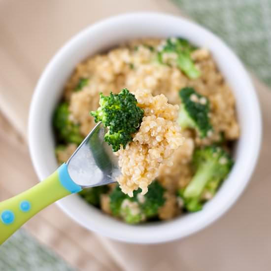 Cheesy Broccoli Quinoa