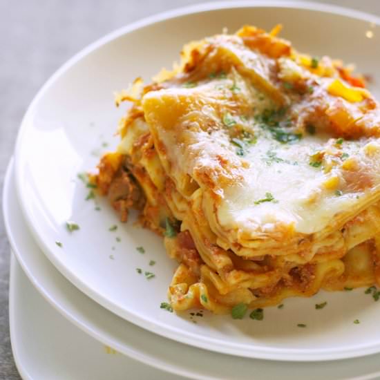 Crockpot Veggie Lasagna
