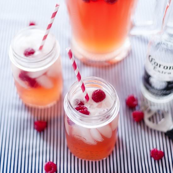Raspberry Beer Cocktail