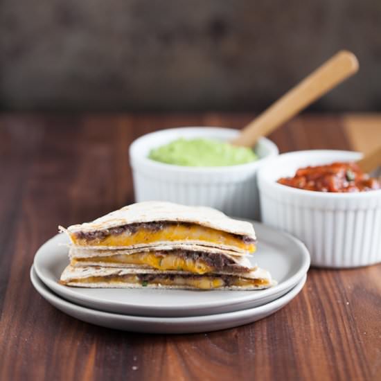 Black Bean Quesadillas