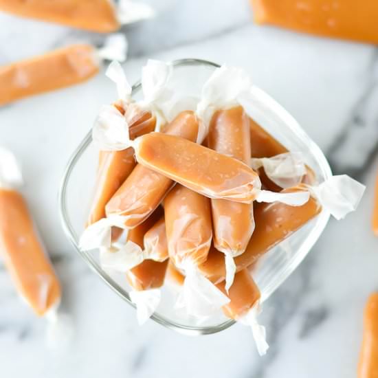Easy Microwave Caramels