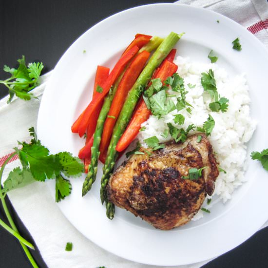 Indian Spiced Roast Chicken Thighs