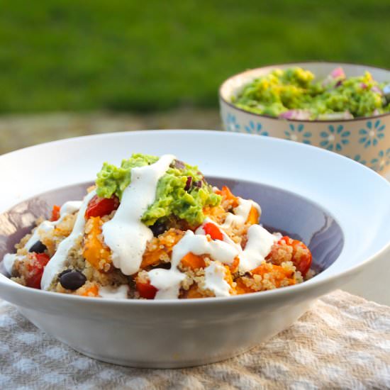 Mexican Quinoa & Cashew Sour Cream