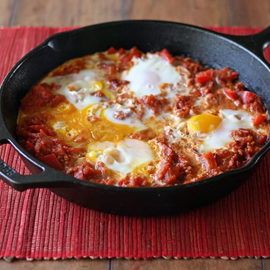 Shakshuka with Homemade Harissa
