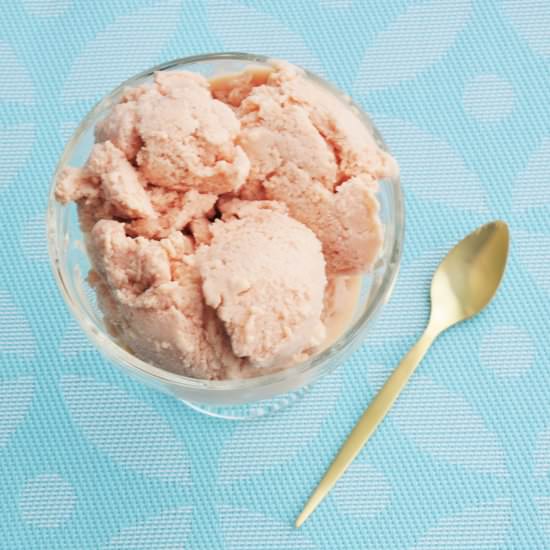 Peach Coconut Ice Cream