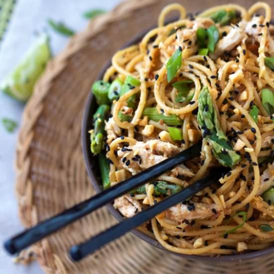 Sesame Noodles with Chicken
