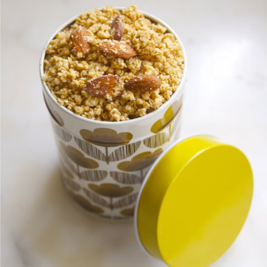 Maple Almond Quinoa Granola