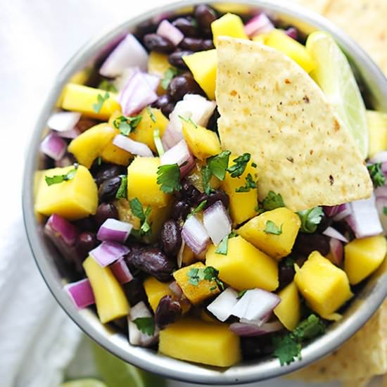 Mango Black Bean Salsa