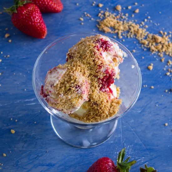 Strawberry Cheesecake Ice Cream