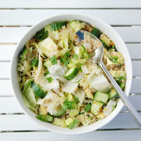 Green Salad with Quinoa