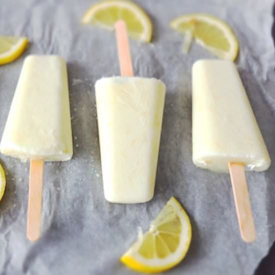 Lemon and Buttermilk Popsicles