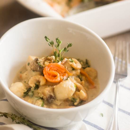 SEAFOOD FLORENTINE CASSEROLE
