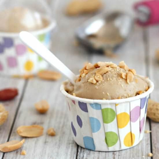 Banana Peanut Butter Ice Cream