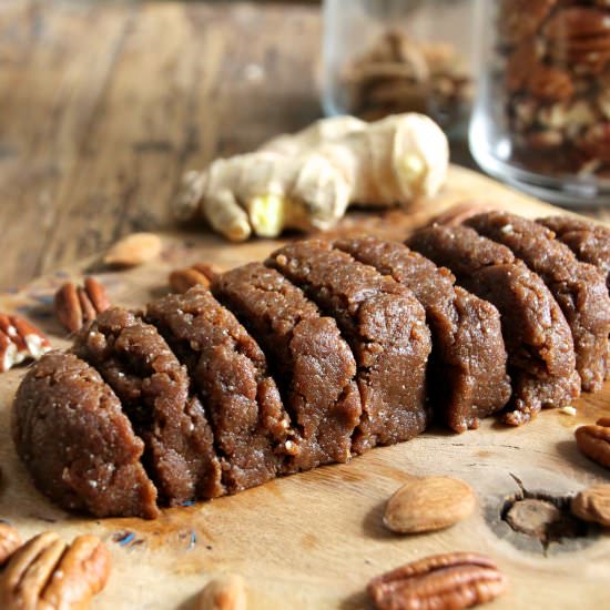 Raw Gingerbread Slices
