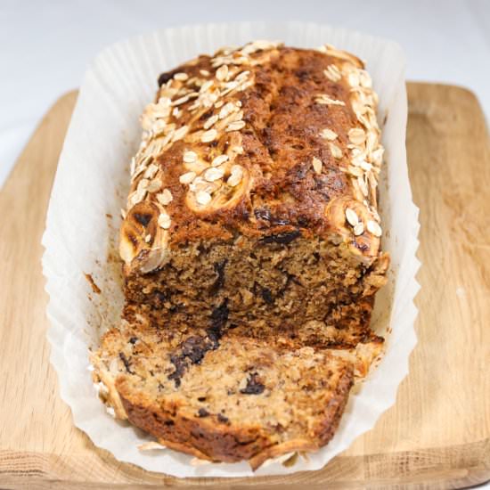 Chocolate Oat Banana Bread