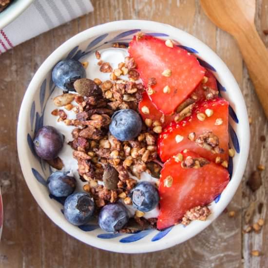 Buckwheat and Ginger Granola