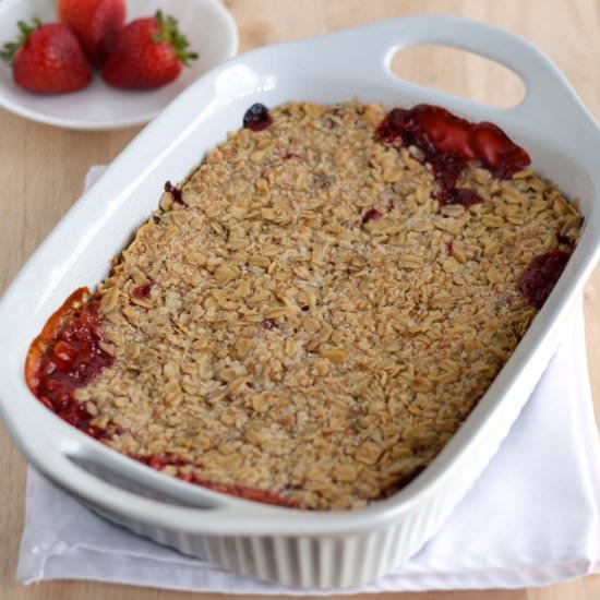 Strawberry Rhubarb Crisp