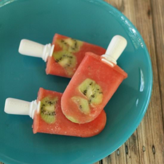 Kiwi Watermelon Popsicles