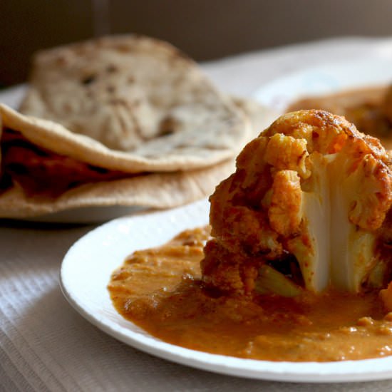 CAULIFLOWER MUSSALAM – Roasted Cauliflower