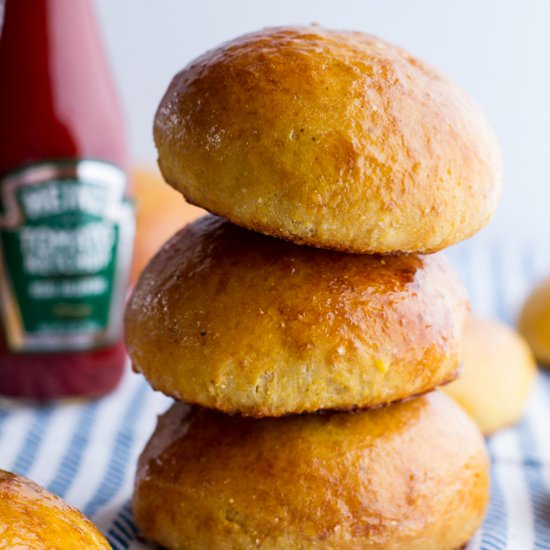 Salted Honey Butter Cornbread Brioche