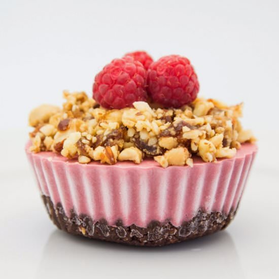 Raw Raspberry Cheesecake