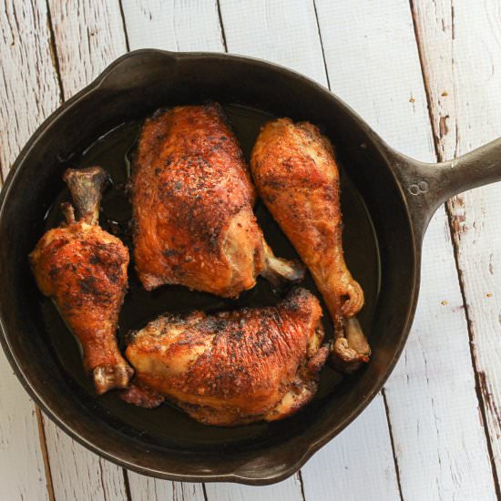 Crispy Cast Iron Chicken