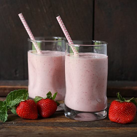Spiked Strawberry Balsamic Smoothie