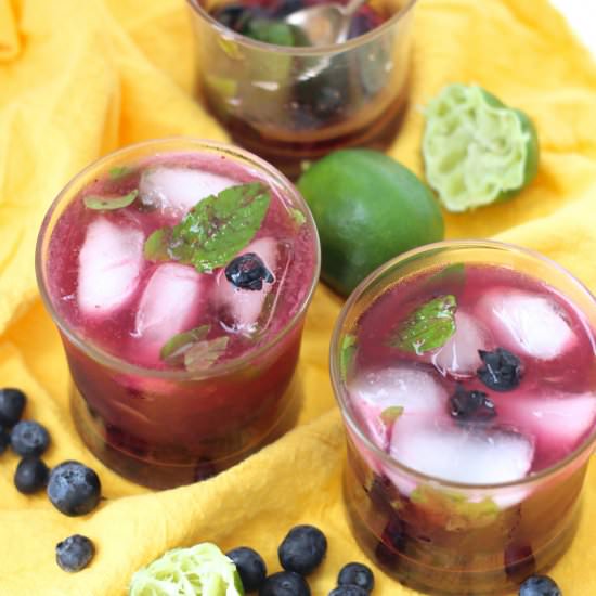 Blueberry Mojitos