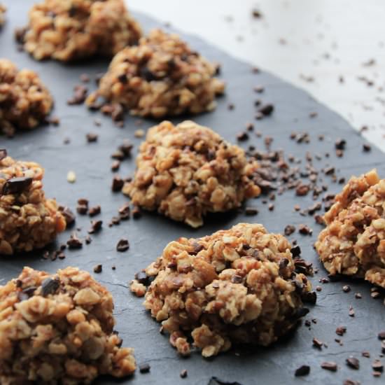 Peanut Butter & Cacao Nib Clusters