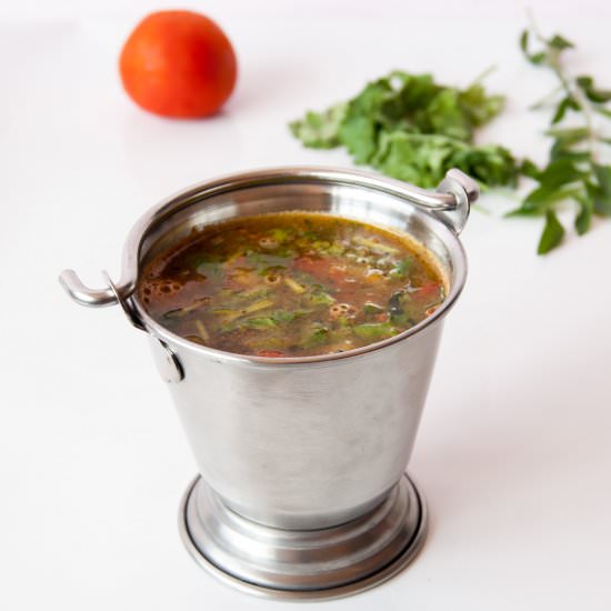 Tomato and Garlic Rasam