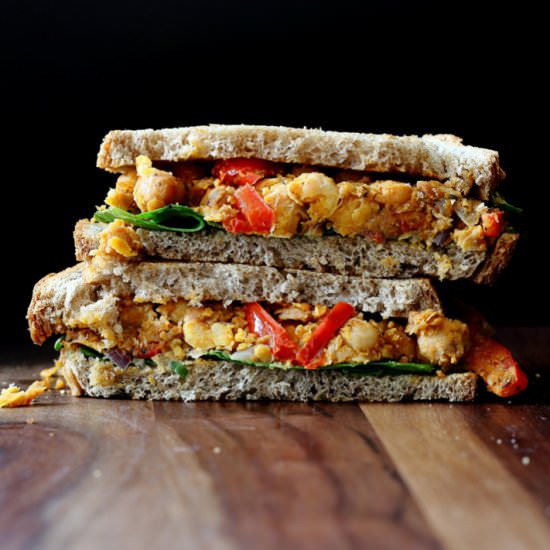 Blackened Chickpea Scramble