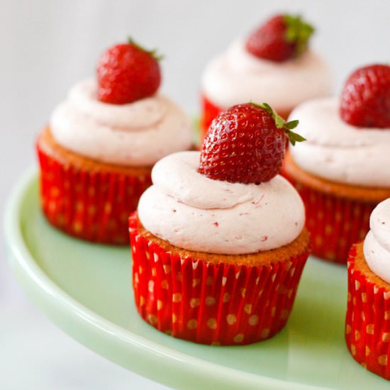 Strawberry Cupcakes