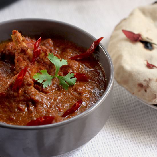 LAL MURGH/ RED CHICKEN CURRY
