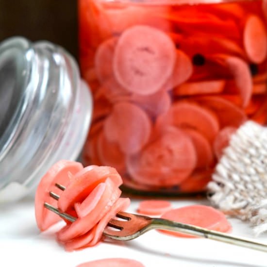 Sugar Free Pickled Radishes