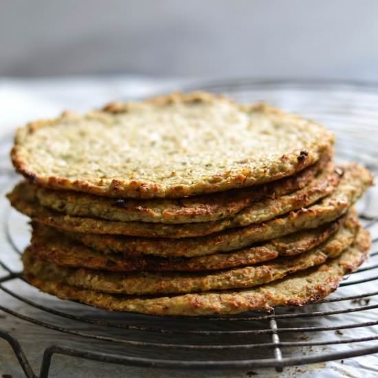 Green and grain free flatbreads