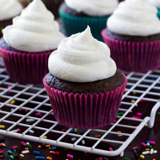 Chocolate Cupcakes w/ Buttercream