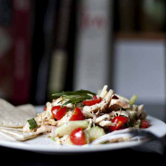 Tarragon chicken salad