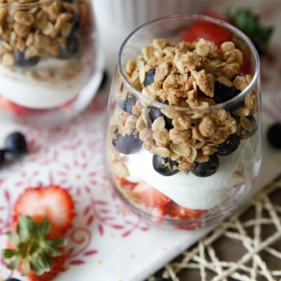 Strawberry Blueberry Parfait