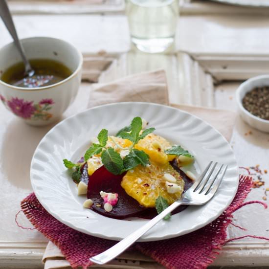Roasted Beetroot & Orange Salad