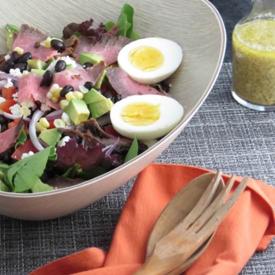 Southwestern steak salad