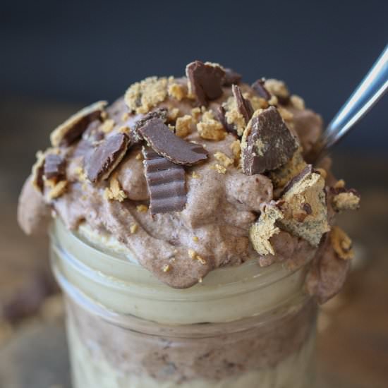 Raw Peanut Butter Cup Parfait